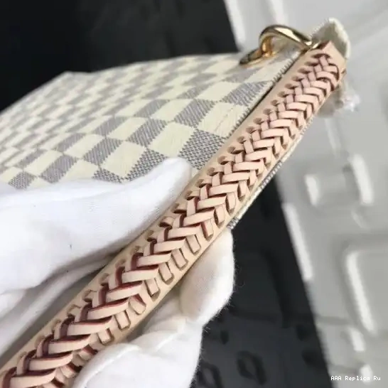 AAA Pruses Bags BAG DAMIER MM LOUIS AZUR ARTSY VUITTON 0623